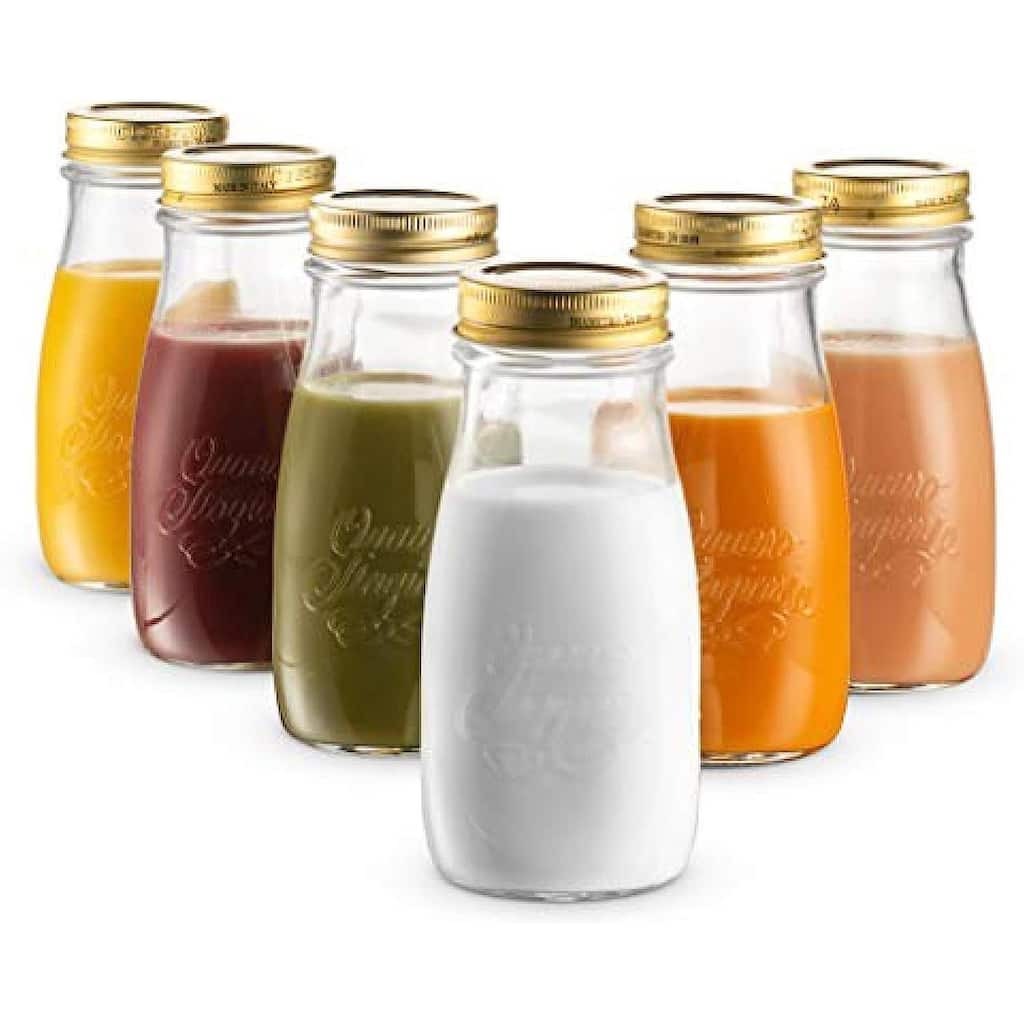 Bormioli Rocco Quattro Stagioni Set of 6 Jars And Drinking Bottles