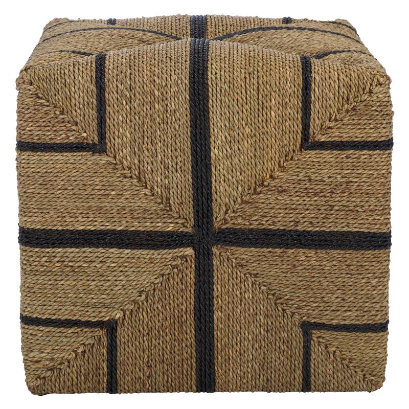 SAFAVIEH Couture Liatasha Woven Seagrass Ottoman
