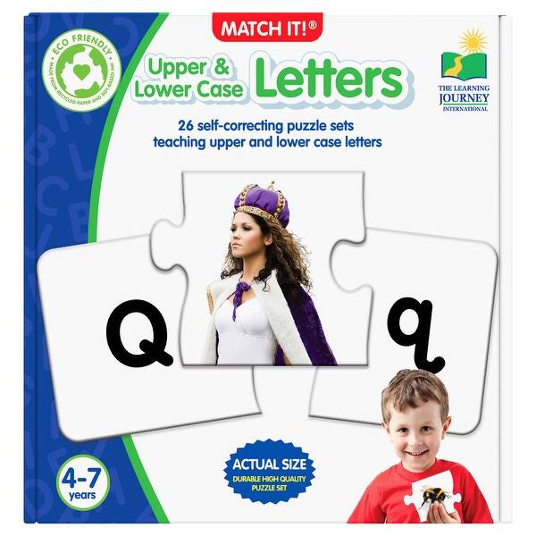 slide 2 of 6, The Learning Journey International Match It - Upper & Lower Case Letters - Multi Multi - Kids