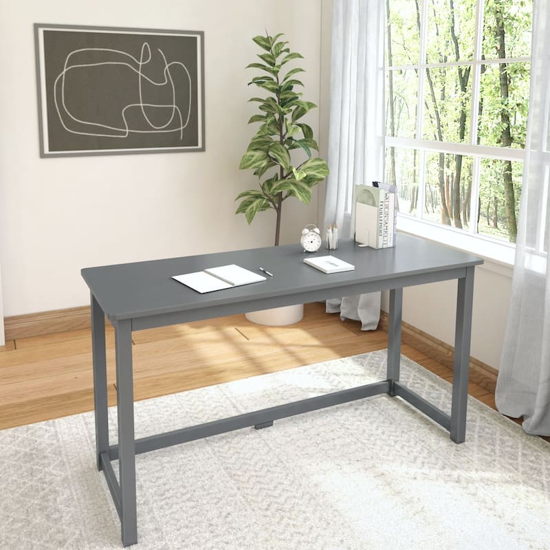 Plank and Beam Simple Desk - 55.25" - Grey