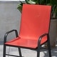 preview thumbnail 47 of 55, Outdoor Stacking Sling Patio Chairs (Set of 4)