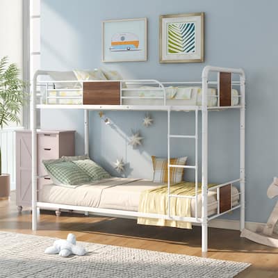 Aaron Twin over Twin Metal Bunk Bed