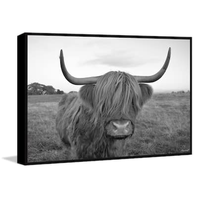 Covered Eyes Floater Framed Print on Canvas