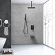 preview thumbnail 2 of 23, Ceiling Mount Tub Shower System With Rough-in Valve Complete Shower Faucet With Handheld And 12 Inch Shower Head Combo Kit Set