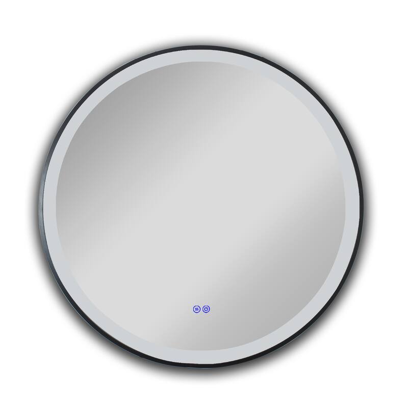 Frameless Embedded LED Mirror - Silver