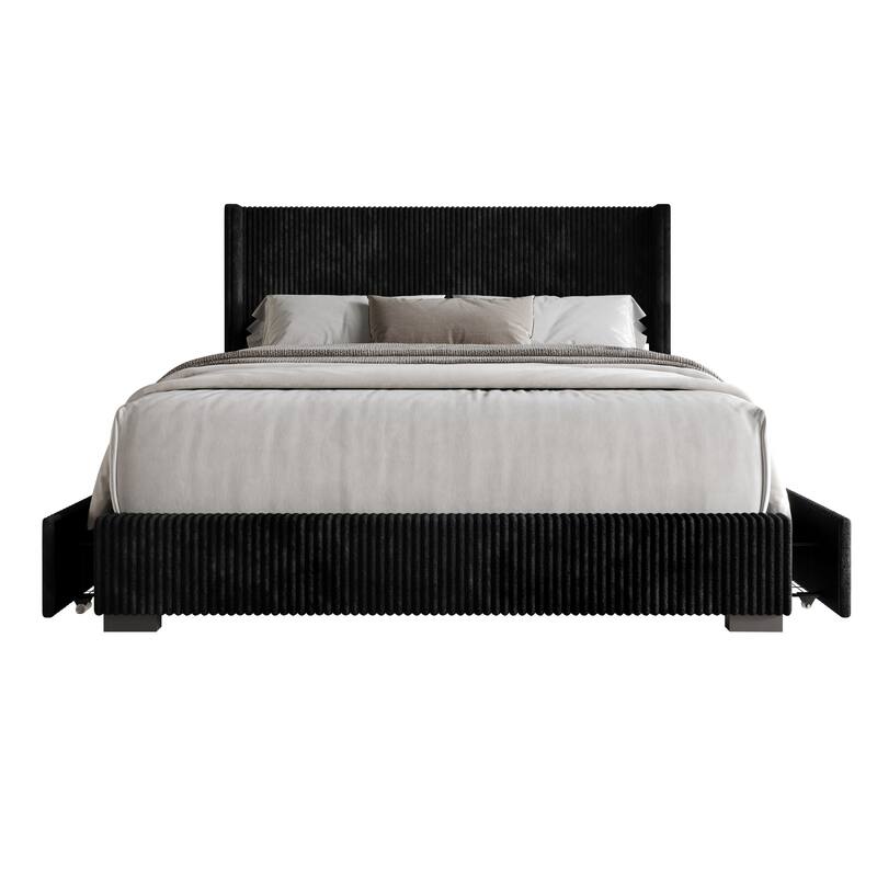 Rochester Upholstered Storage Platform Bed