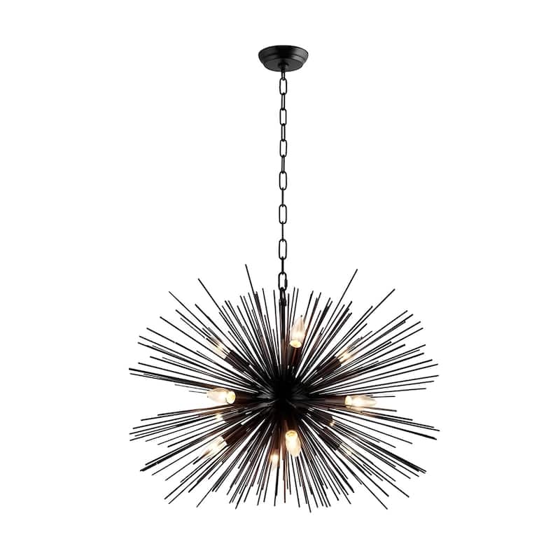 12 Light Astra Sputnik Sphere Satellite Pendant, Light Strade Dimmable Chandelier (28'' Wide)