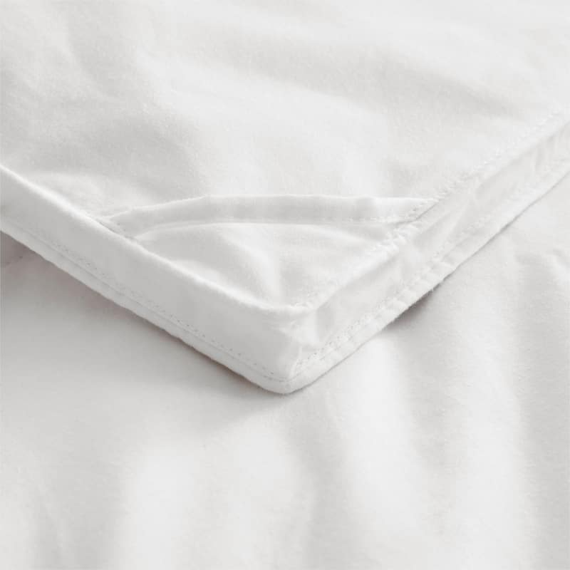 Lightweight & All-Season White Goose Feather Down Comforter Duvet.