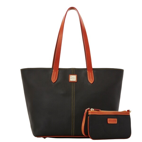Dooney & Bourke Eva Large Zip Shopper and Wristlet (Introduced by Dooney & Bourke at $268 in Jul 2015) - Black