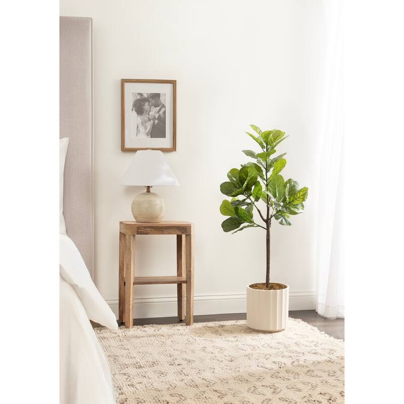 Kate and Laurel Fidmont Faux Fiddle Fig Tree