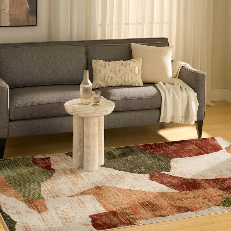 Nourison Nordic Indoor only Abstract Area Rug