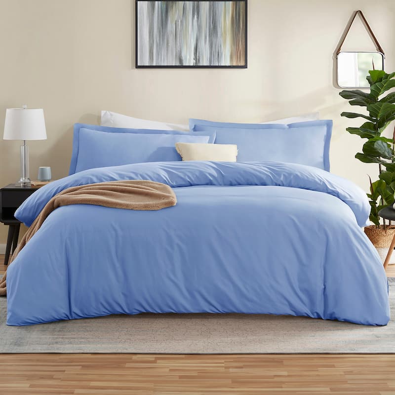 Emperyan 7 PC Bedding Set, Luxury Microfiber Duvet Cover With Sheets Bed Sets