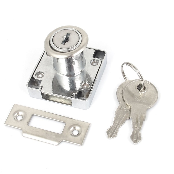 Metal Cylinder Head Showcase Cupboard Glass Door Security Metal Cylinder Head Showcase Cupboard Glass Door Security Drawer Lock W Keys