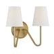 preview thumbnail 3 of 10, Meridian M90055 2 Light 11" Tall Wall Sconce