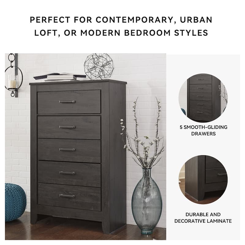 Signature Design by Ashley Brinxton Urban Charcoal Dresser