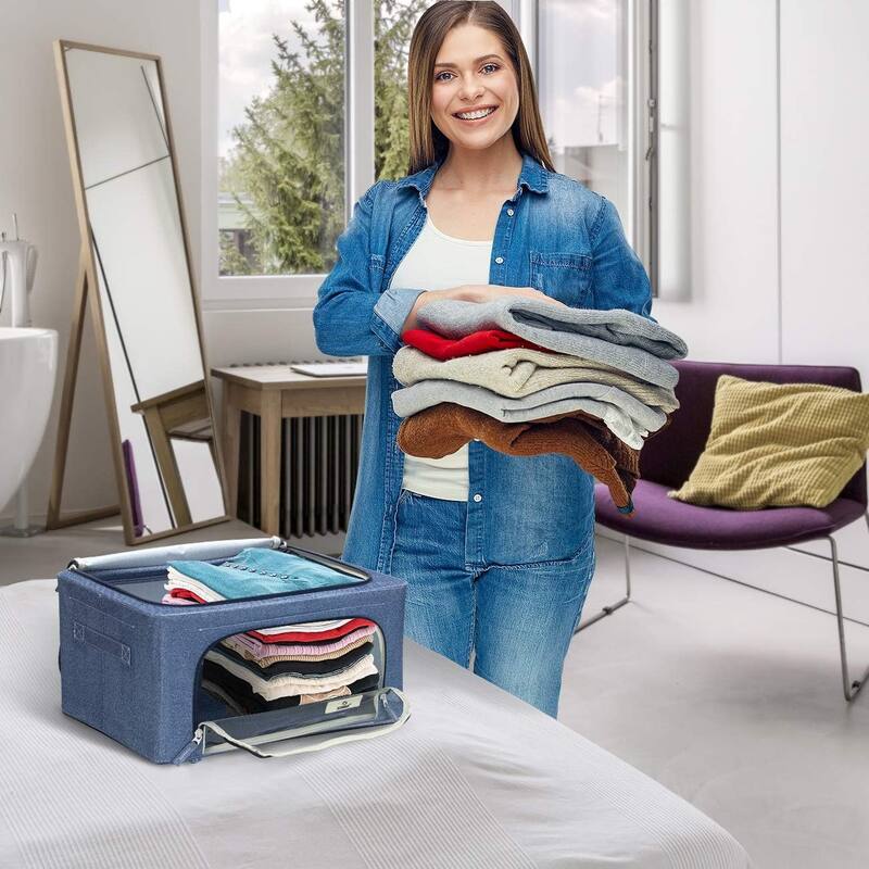 Storage Box With Window Small - 2 Pack