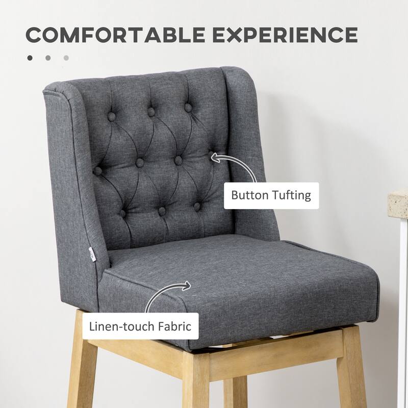 Bar Height Bar Stools Set Of 2