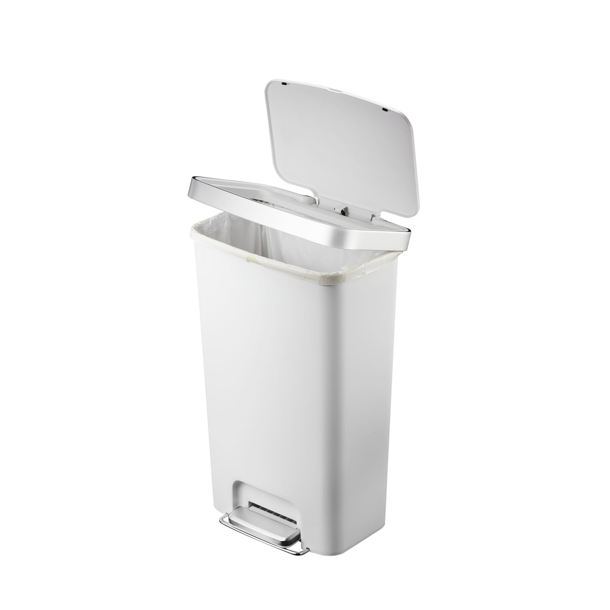 Plastic Step On Trash Can 11.9 Gallon - On Sale - Bed Bath