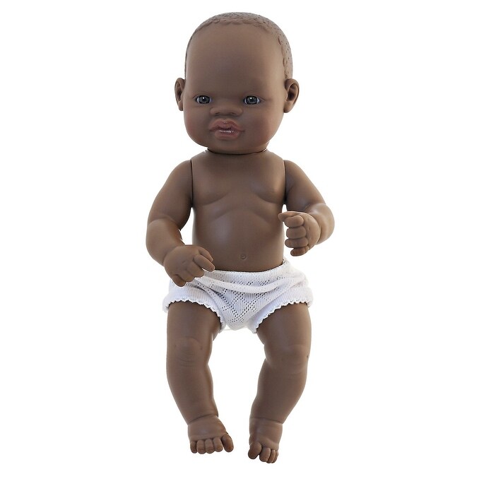 Shop Miniland Multi Ethnic Newborn Baby African American Boy 12