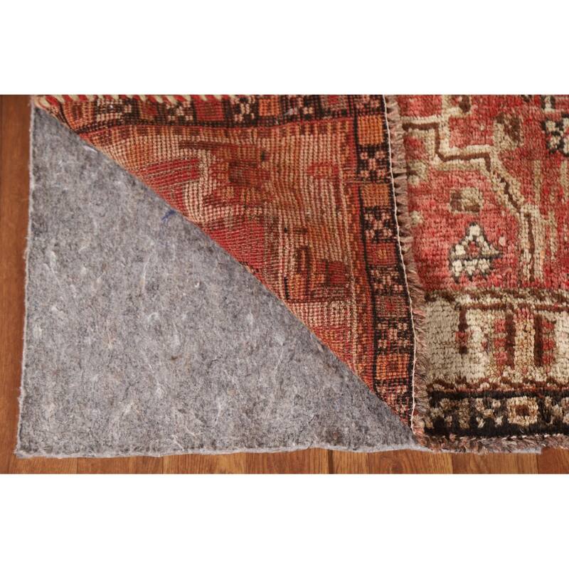 Qashqai Persian Antique Area Rug Handmade Wool Carpet - 4'0"x 7'0"
