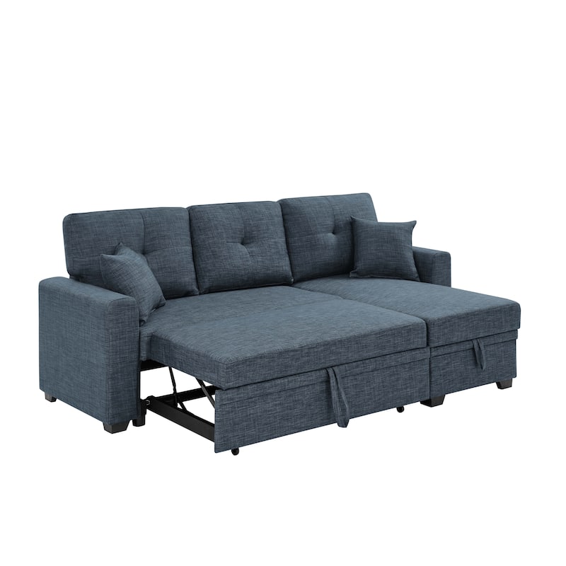 Sleeper Sofa with Upholstery - 85.5" - 54" D x 84" W x 35" H