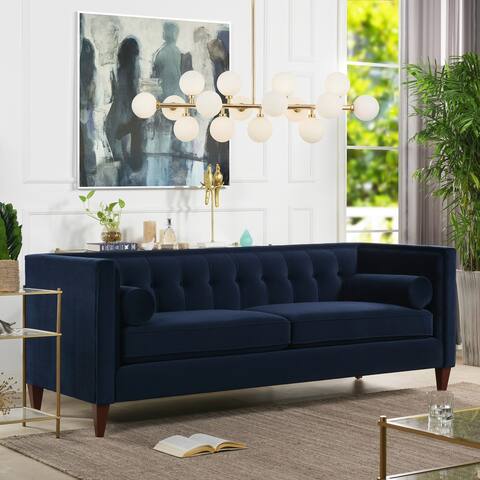 Jack 84" Modern Tuxedo Tufted Sofa