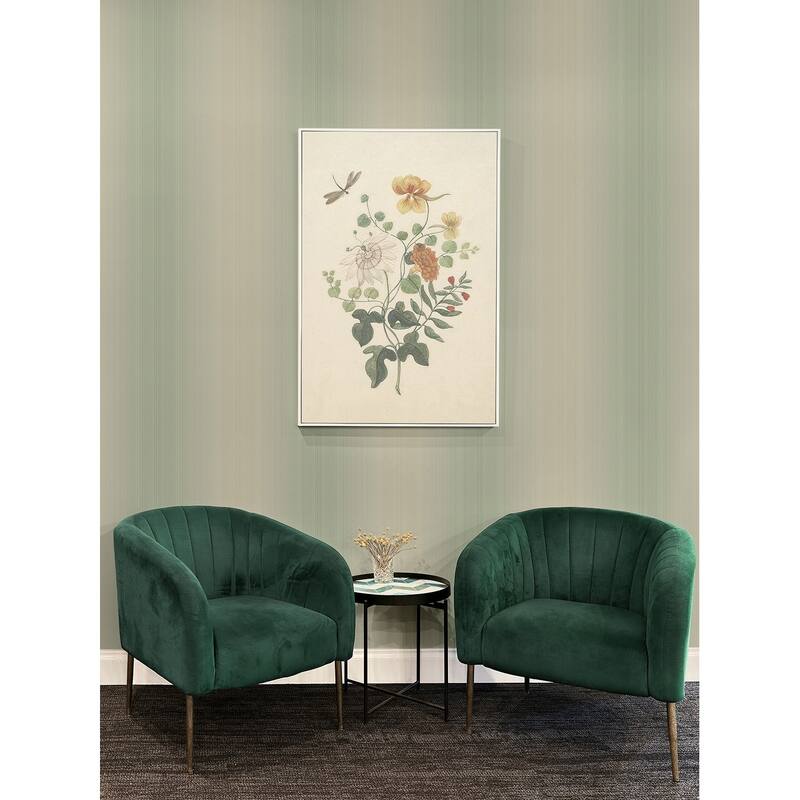 Seabrook Designs Yamila Ombre Stripe Unpasted Wallpaper