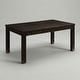 preview thumbnail 3 of 13, Furniture of America Tays Contemporary Black Solid Wood Dining Table