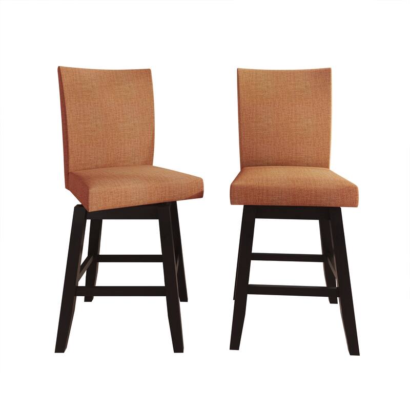 CraftPorch Minimalist Swivel Counter Chairs with Round Table