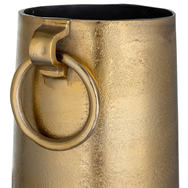 Sagebrook Home Glam Modern Metal Bronze Ombre 23" Metallic Vase