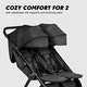 preview thumbnail 3 of 4, Baby Jogger City Tour 2 Double Stroller, Pitch Black - N/A
