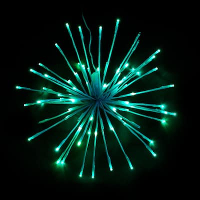 Christmas LED Spritzer Green 16 Inch
