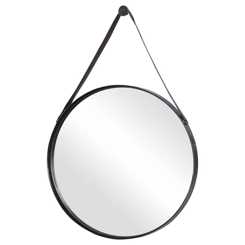 Antique Bronze Round Mirror