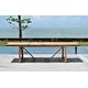 preview thumbnail 2 of 8, Certified Teak Finish Patio Dining Set, Ideal Extendable Set for Outdoors