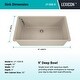 preview thumbnail 3 of 8, Lexicon Drop-In Quartz 32 Inch Single Bowl Kitchen Sink Kit - 32"x19"