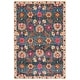 preview thumbnail 8 of 10, SAFAVIEH Handmade Aspen Miloranka BOHO Wool Rug 5' x 8' - Navy/Red - Rectangle