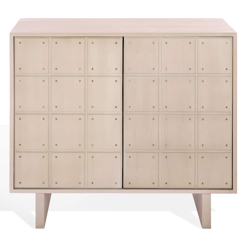 SAFAVIEH Couture Novelli Wood Chest - 35"W x 18"D x 32"H - Sand