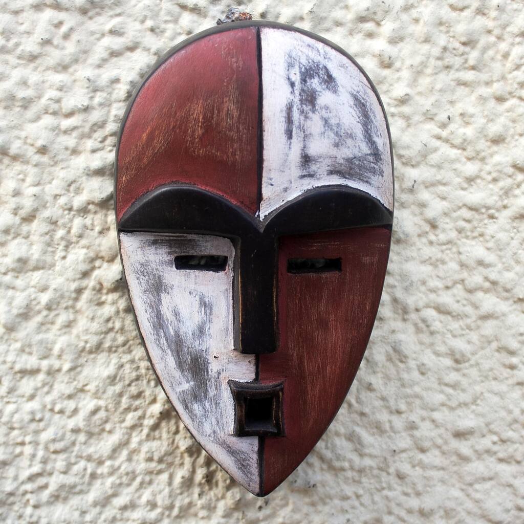 Novica Handmade Aduma African Wood Mask