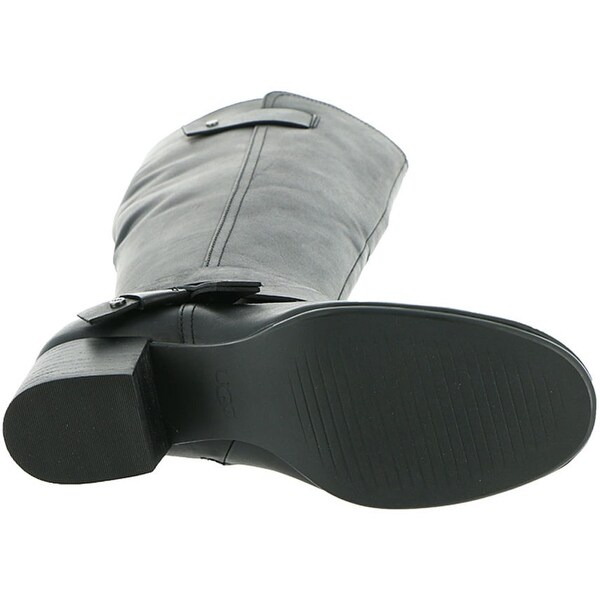 ugg black heel boots