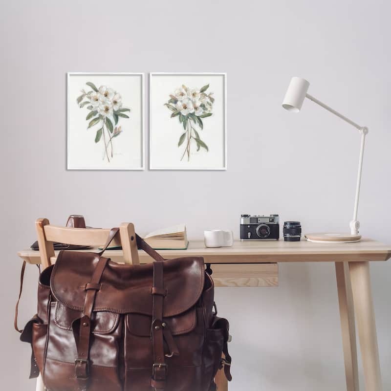 Stupell Wild Spring Flower Bundles Framed Giclee Art Design By Sally Swatland (Set of 2)