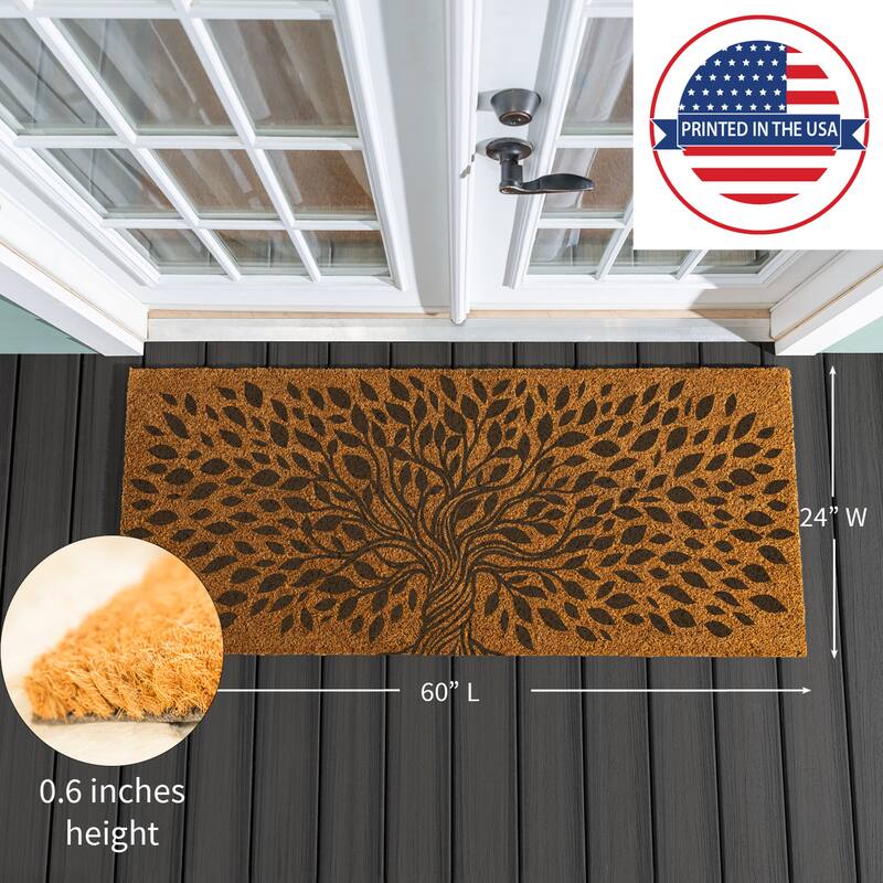 Tree Of Life Coir Door Mat