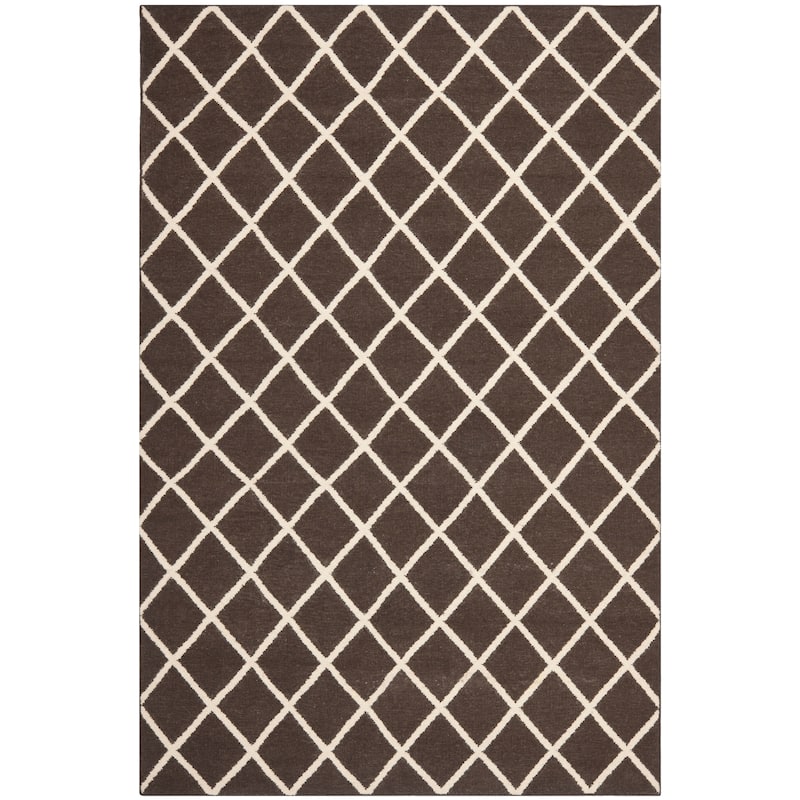 SAFAVIEH Handmade Flatweave Dhurries Valdi Modern Moroccan Wool Rug