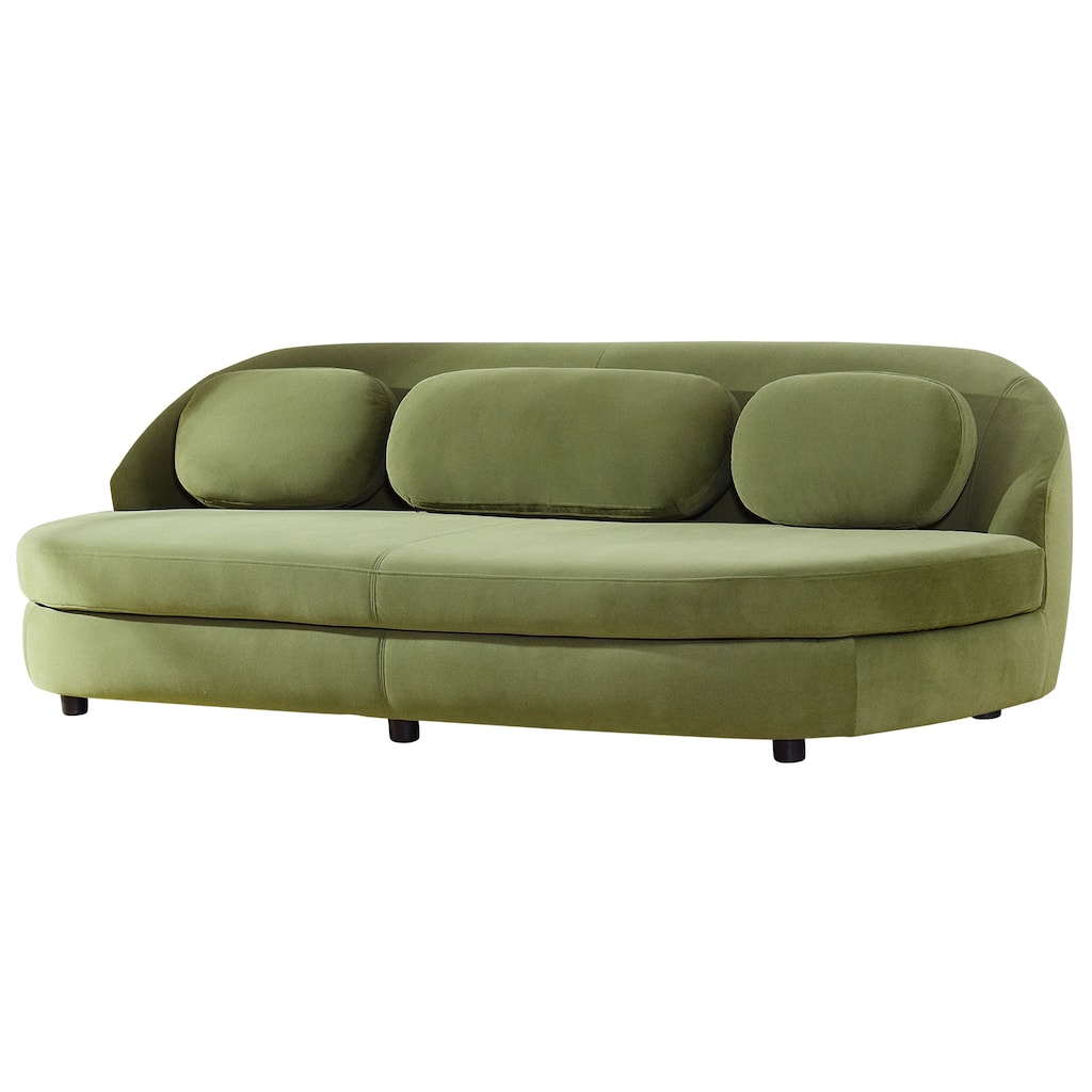 StyleCraft Sorrento 3-Seater Sofa - Olive Green