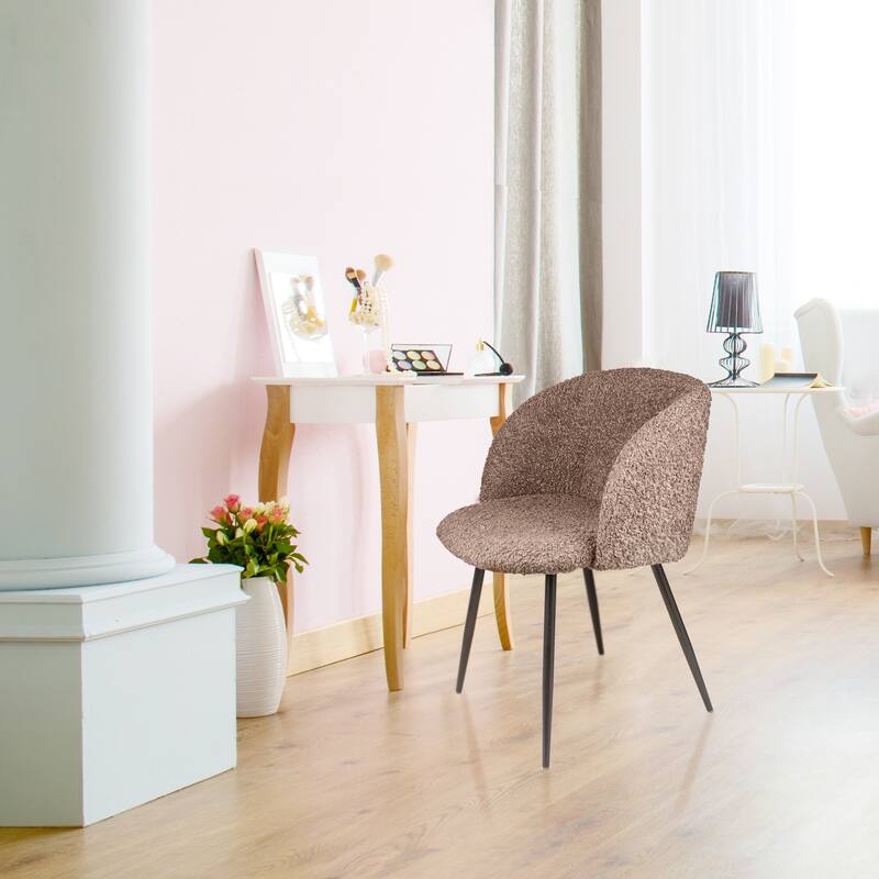 Rocking Accent Chair Tufted Upholstered Linen Wingback