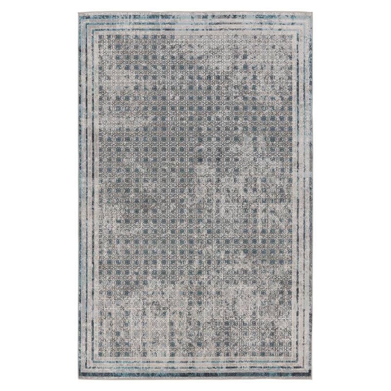 Allora Machine Washable Trellis Area Rug - 2' x 6' - Runner