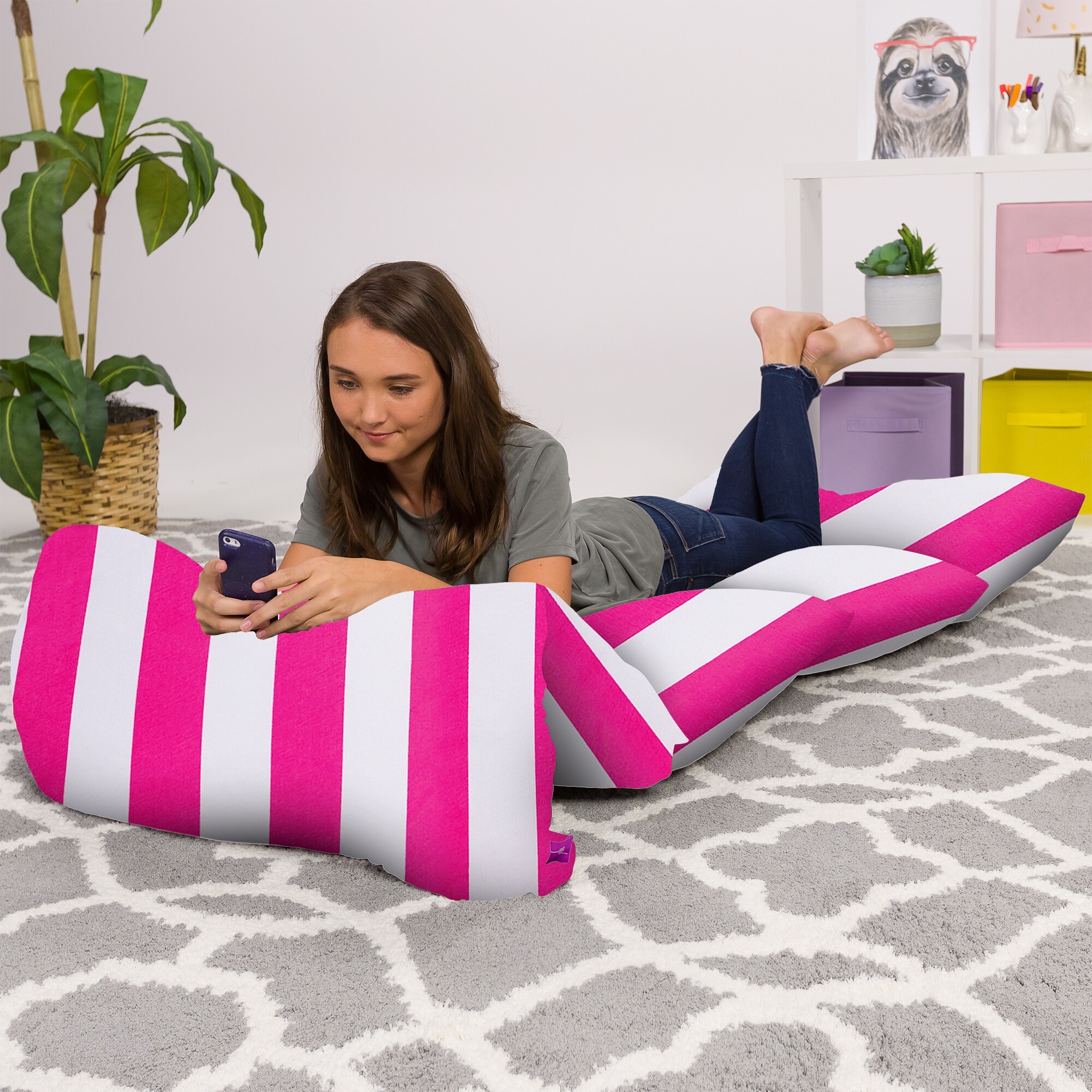 Kids lounge on sale pillow