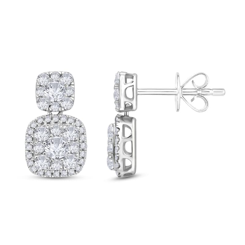 10KW Round Diamond 1 CTW Earrings