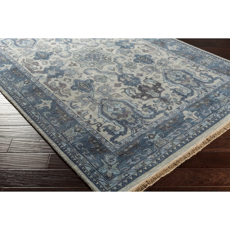 Hand-Knotted Almeria Wool Area Rug - 2' x 3' - 2' x 3'