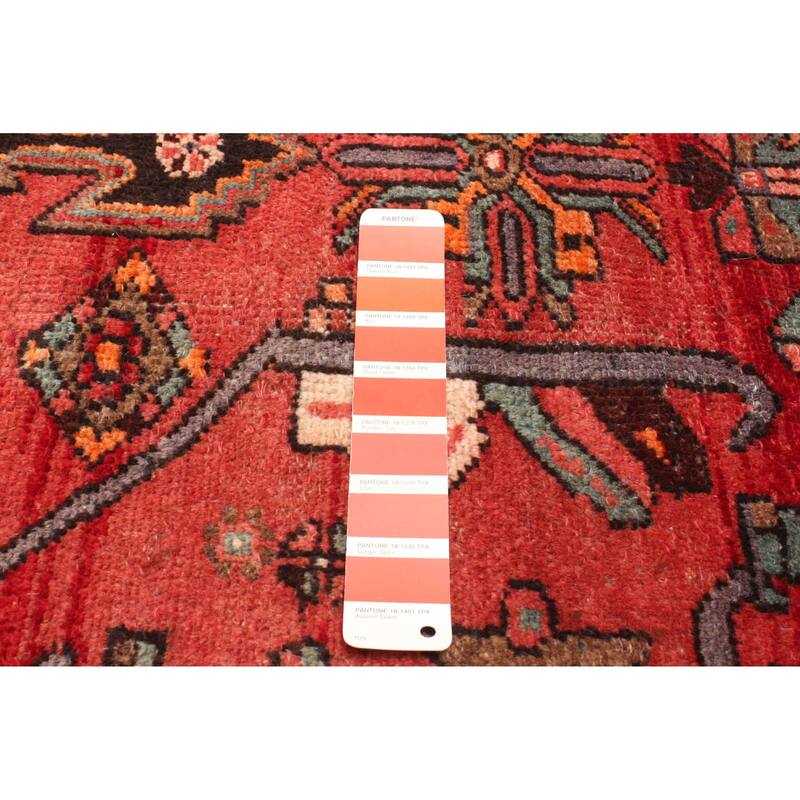 ECARPETGALLERY Hand-knotted Andelz Red Wool Rug - 3'10 x 7'10