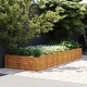 preview thumbnail 50 of 128, vidaXL Garden Raised Bed Brown (12)